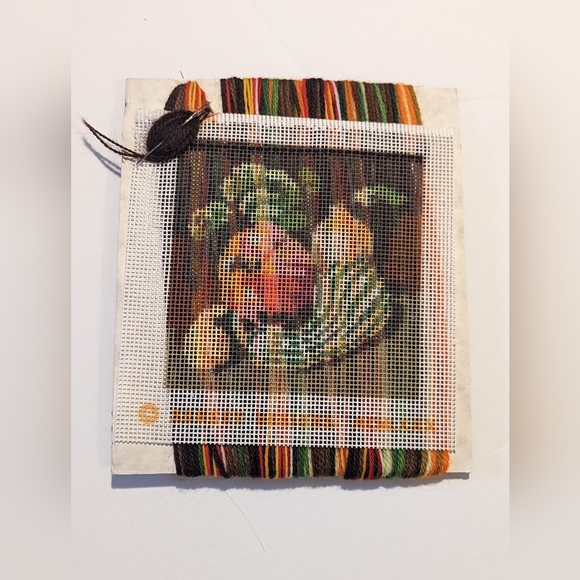 JIFFY NEEDLEPOINT GOURDS & PARSLEY BEGINNERS NEEDLEPOINT KIT - Picture 3 of 4